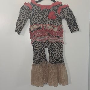 Sage & Lilly leopard lace bottom